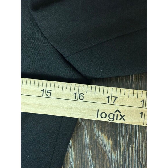 Zara Basic Blazer Womens Extra Small Black Velvet Jacket - Picture 5 of 9